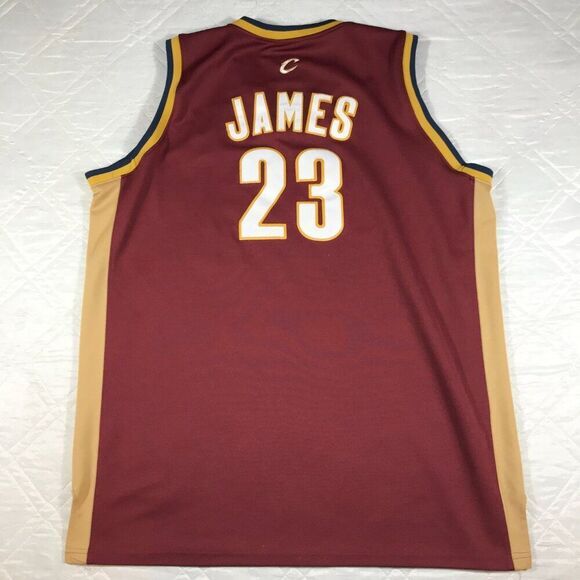 Vintage Cleveland Cavaliers Lebron James #23 Mitchell‎ & Ness Jersey size 3XL - Picture 6 of 7